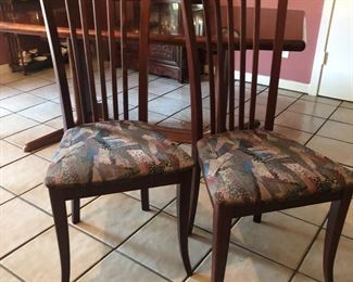 Pair of Danish Mid-Century Modern rosewood dining chairs