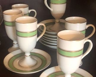 Fitz & Floyd Irish coffee cup and saucer set