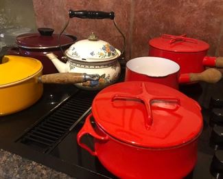 LOTs of kitchware, cookware and bakeware (LeCrueset, Dansk and more)