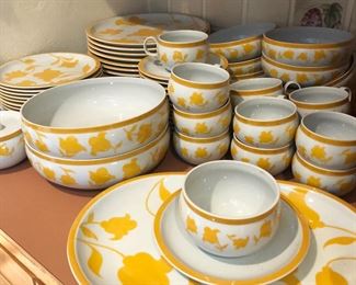 Vintage 63-piece set Hearthstone by Block “Vista Alegre” dinnerware