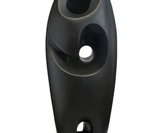 1073
Allan Houser
1914-1994
Mother And Child, 1989
Patinated bronze on wood base
Edition: 12/15
Signed, dated, and numbered to base: Allan Houser / © 89
Overall: 25.325" H x 10.75" W x 9.5" D
Estimate: $6,000 - $8,000