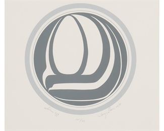 1196
Terry Starr
b. 1951
"Salmon #88"
Screenprint in colors on paper
Edition: 101/125
Signed, titled, dated, and numbered in pencil under the image
Image/Sheet: 13" H x 11" W
Estimate: $300 - $500