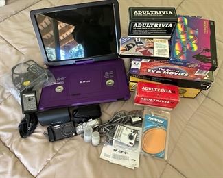 Board Games Portable Electronic DVD Player And Digital Cameras