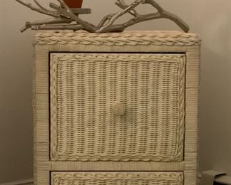 Two drawer file cabinet: 18“(W) x 19“(D) x 28“(H). Very clean!