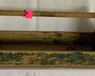 Vintage tool box. Naturally aged from hard work! Perfect shabby chic and available for sale!