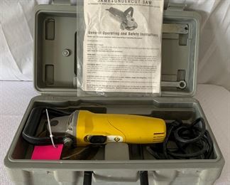 Jamb and Undercut saw for tilers and flooring installers.