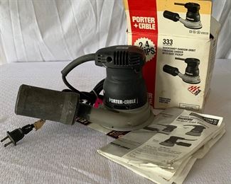Porter Cable Random Orbital Finishing Sander in original box with instruction pamphlet!