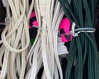 Interior and exterior extension cords galore!