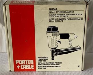 Porter Cable 16 gauge 2 1/2” finish nailer kit in original box