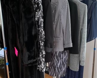 Ladies formal and casual clothing. Sizes run petite small to medium. 