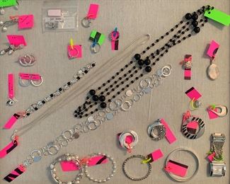 All costume jewelry. 