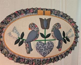 Quilted Parrot Wall Hanging!
