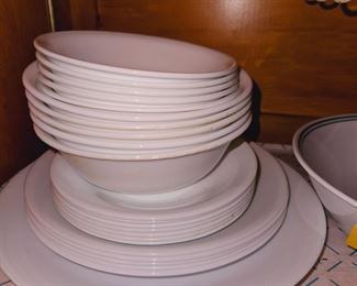 Corelle White Dinnerware Set!