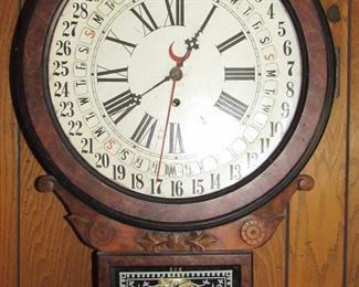 #4 - William Gilbert Office Drop Calendar Clock