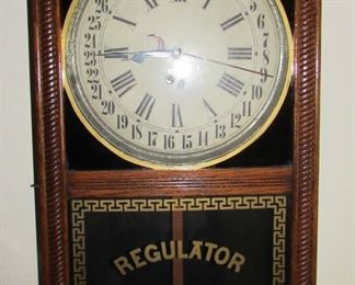 #13 - Ingraham Regulator Calendar Wall Clock