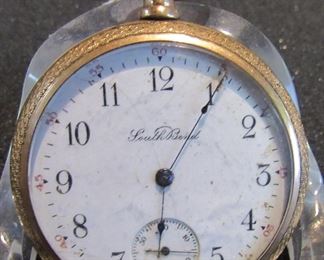 #157 - South Bend Grade 261, 505809, 1908, 16s, 7j, moves freely - $50