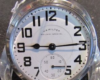 #158 - Hamilton Railway Special Grade 992B. C385976, 1953, 16s, 21j, moves freely - $250