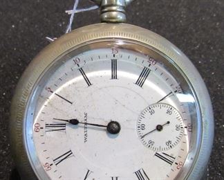 #160 - American Waltham Grade 85, 15057928, 1906, 18s, 17j, running - $125