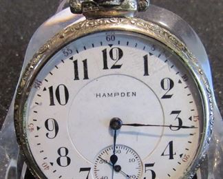#163 - Hampden Grade 108, 3412689, 1915, 16s, 17j, needs work - $50