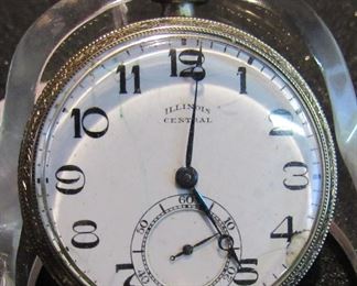 #168 - Illinois Central Grade 405, 3839959, 1921, 12s, 17j	, wound tight- $50