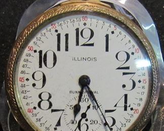 #183 - Illinois Bunn Special, 3910314, 1921, 16s, 21j, running, railroad grade- $325