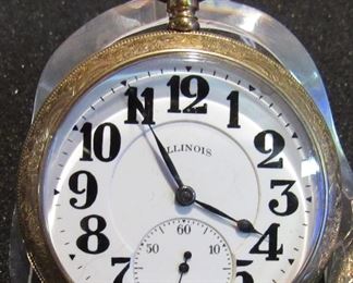 #184 - Illinois Grade 305 , 4039993, 1922, 16s, 17j, moves- $70