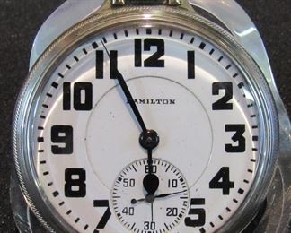 #198 - Hamilton Railroad Model Grade 992, 2516505, 1929, 16s, 21j, running, railroad grade, 14k Gold Filled - $300