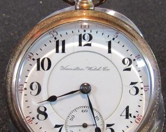 #199 - Hamilton Grade 940, 411159, 1904, 18s, 21j, running, railroad grade - $300