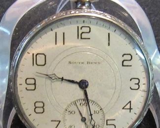 #203 - South Bend Grade 411, 1113247, 1925, 12s, 17j, running - $90