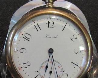 #212 - E. Howard Grade 3, 945087, 1909, 16s, 17j, wound tight - $125