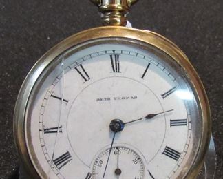 #213 - Seth Thomas Grade 44, 9086, 1886, 18s, 11j, moves freely - $120