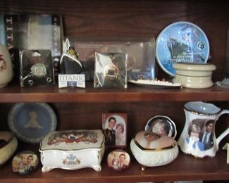 Titanic and Princess Diana collectibles