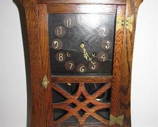 #75 - New Haven "San Luis" Mission Style Shelf Clock