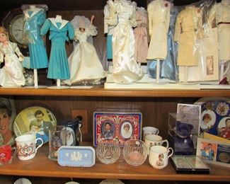 Danbury Mint Princess Diana outfits and collectibles