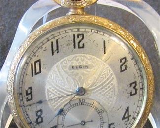 #105 - Elgin Grade 345, 26864647, 1924, 12s, 15j, moves freely - $60