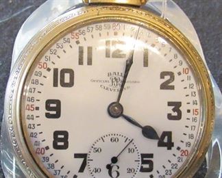 #107 - Ball Railroad Standard Grade 435B, 1960, 16s, 21j, running - $250