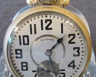 #113 - Illinois Bunn Special Type II, 4788693, 1926, 16s, 21j, moves freely, $300