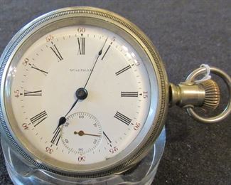 #131 - American Waltham Grade 820, 8514100, 1898, 18s, 15j, running - $125