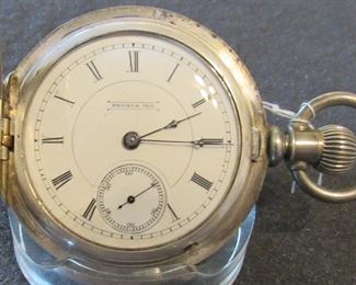 #136 - Peoria Ill Grade BB, 18502, 1890, 18s, 15j, running - $150