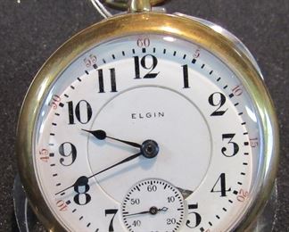 #242 - Elgin Father Time Grade 266, 6655509, 1897, 18s, 21j, running, railroad grade - $400