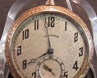 #254 - Illinois Grade 405, 4167983, 1923, 12s, 17j, moves freely - $50