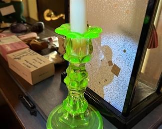 Vaseline Candle Stick