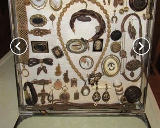 Mourning Hair jewelry