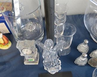 ALL OF THIS GLASS AND CRYSTAL IN BEAUTIFUL AND IN GREAT SHAPE.