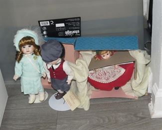 MADAME ALEXANDER DOLLS.  MOST WITH BOXES.