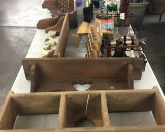 Misc wood shelf’s 