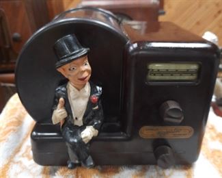 Great Charlie McCarthy radio!  This item is located at the offsite location June 1-4.
