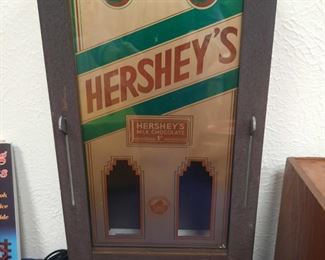  Hersheys milk chocolate  1-cent dispenser in original condition located offsite and available June 1-4.