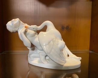 Herend Leda and the Swan figurine