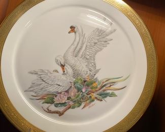 Boehm swan plate